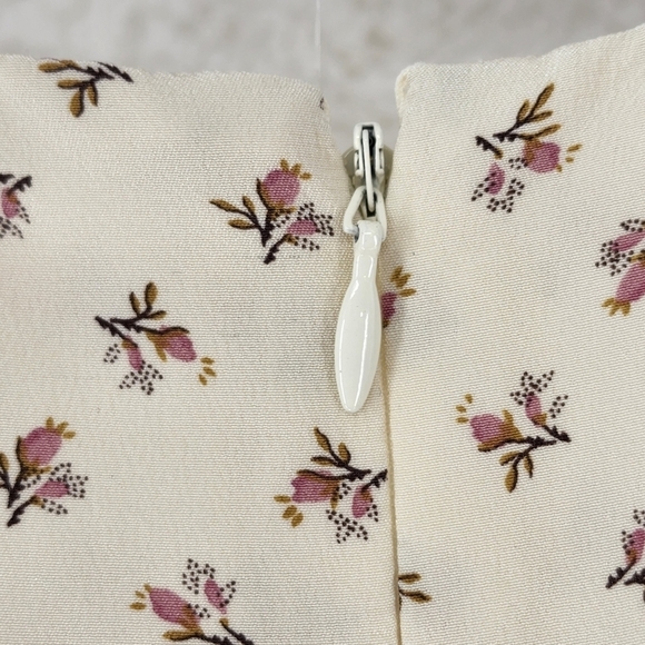 Rebecca Taylor Women's Skirt Attached Ruffled Mini Dress - 10 - Picture 8 of 8